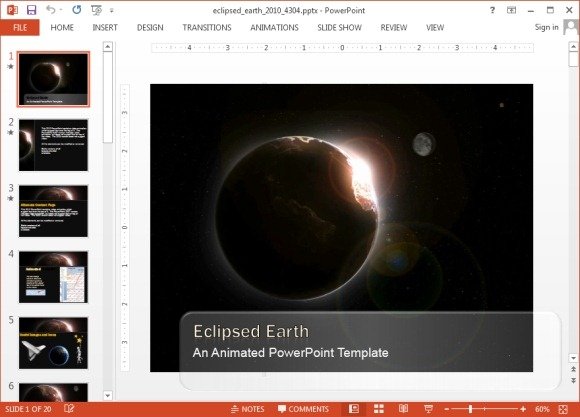 Animated Eclipse PowerPoint Templates