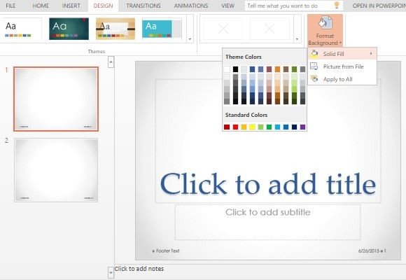 executive powerpoint template