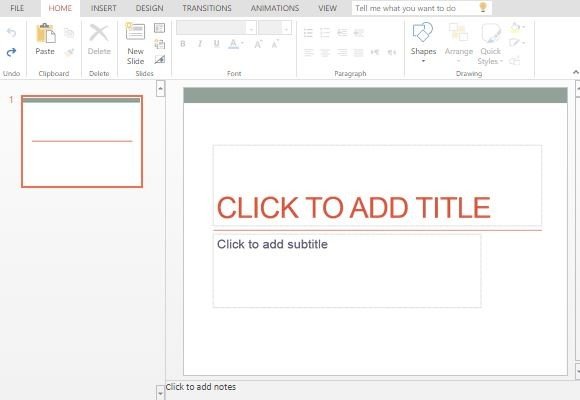 clarity powerpoint template with easy to read layout