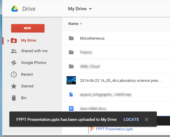 how to convert powerpoint files to google slides format
