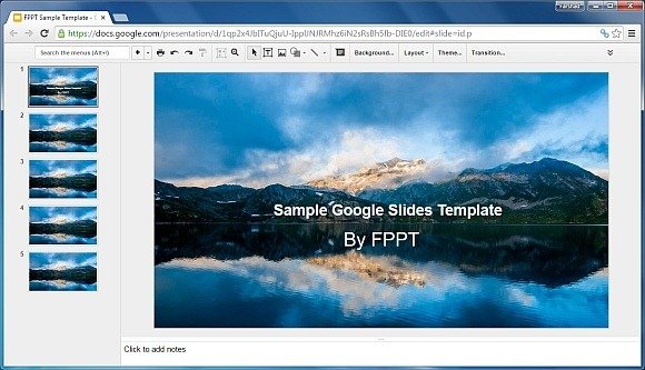 how to create google slides templates