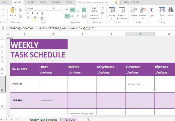 create a clean weekly schedule and be on top of all your create weekly schedule