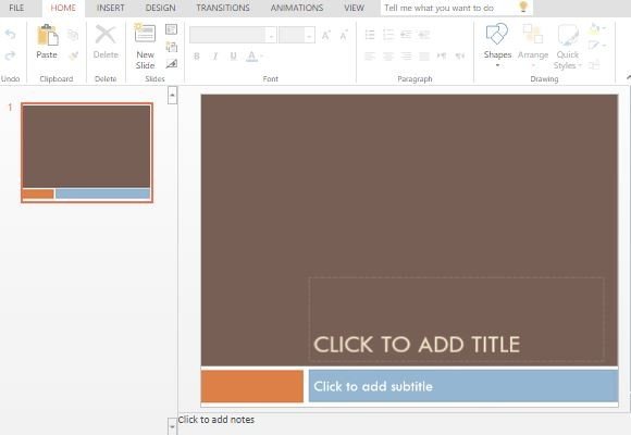 median powerpoint template