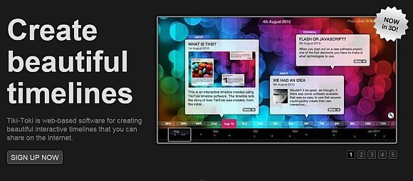 create web based interactive timelines with tiki toki timeline maker