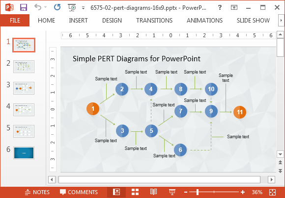 critical path method in powerpoint critical path method template
