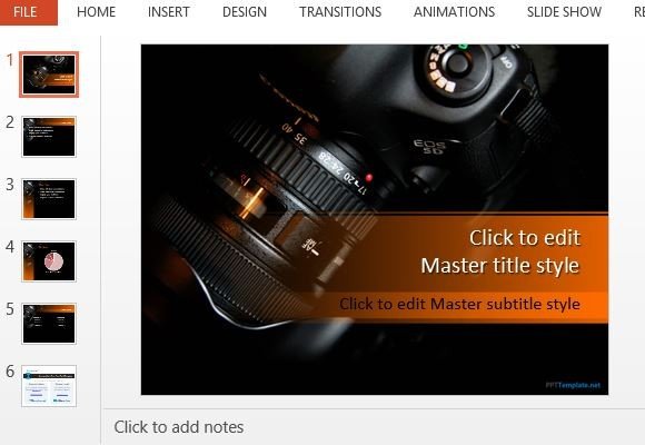 powerpoint portfolio template free