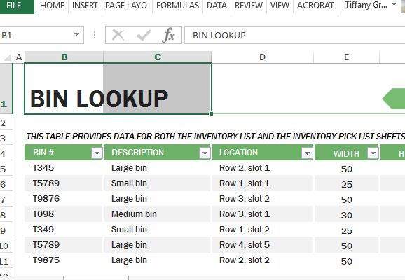 Warehouse Inventory Excel Template Free Download Warehouse Inventory Excel Template Free Download