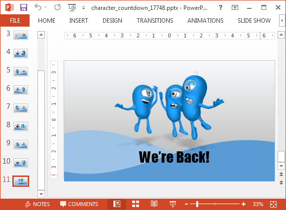 countdown powerpoint template with 10 minutes timer 10 minute countdown timer for powerpoint