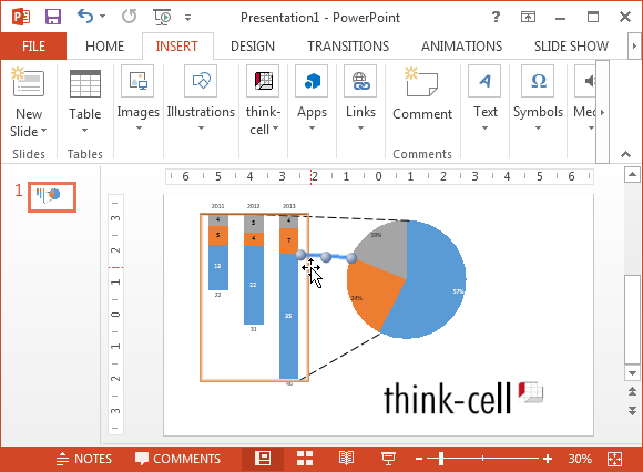 powerpoint think cell alternative
