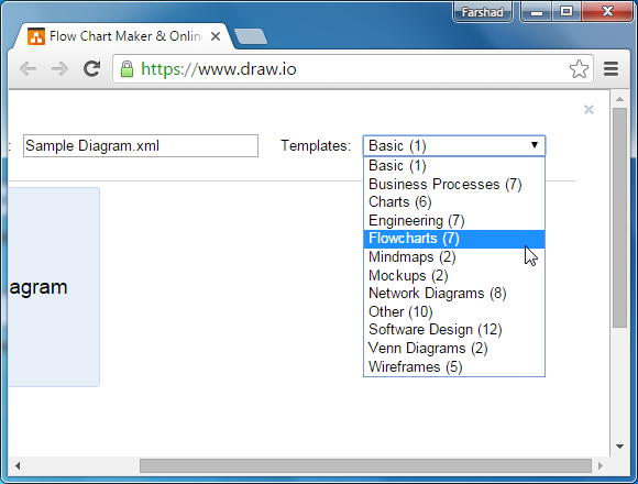 draw io free online drawing software flowchart maker venn diagram maker software