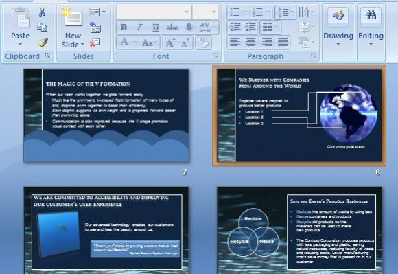 multimedia choreography powerpoint template multimedia choreography powerpoint template, Presentation templates