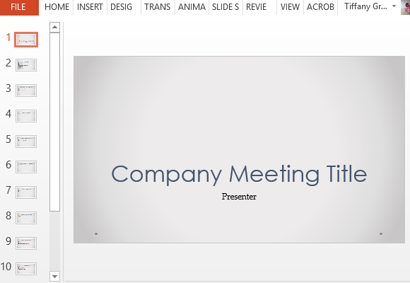 company meeting powerpoint template company meeting powerpoint template, Presentation templates