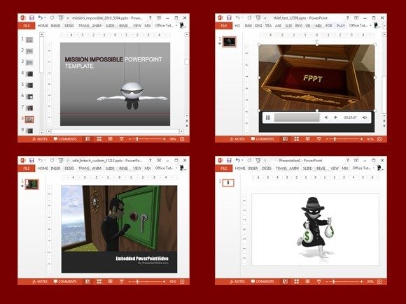 animated espionage powerpoint templates