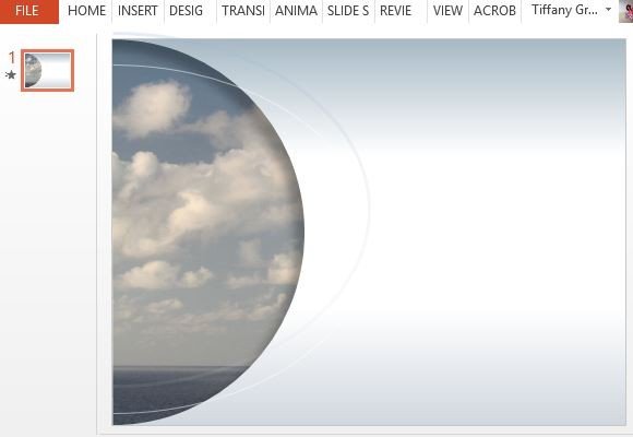 half picture circle with