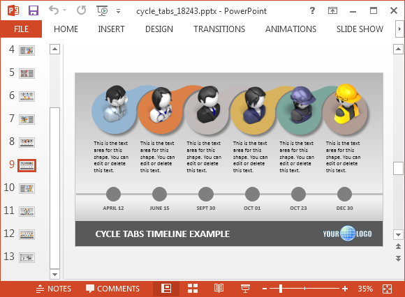 animated process timeline powerpoint template timeline layouts