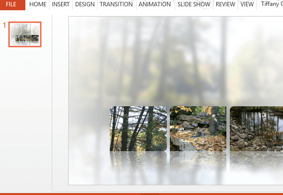blur picture background effect powerpoint template