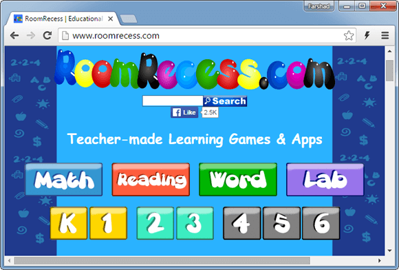Room Recess Reading Games Room Recess Reading Games