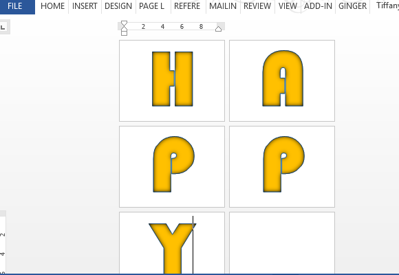 banner letters
