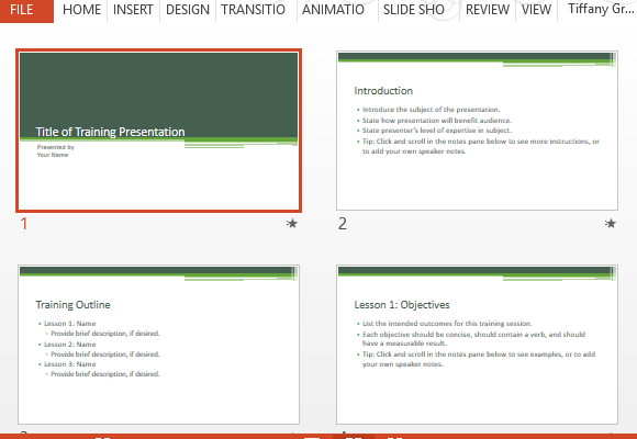 training presentation template for powerpoint training presentation templates