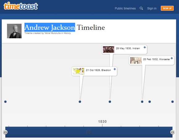 timetoast picture based online timeline generator