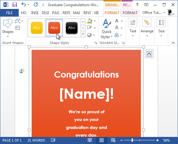 free graduation congratulations card template for word congratulations card template word
