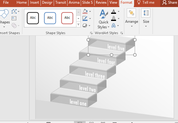 Free Transparent 3D Stairs Diagram For PowerPoint er diagram for hr schema 