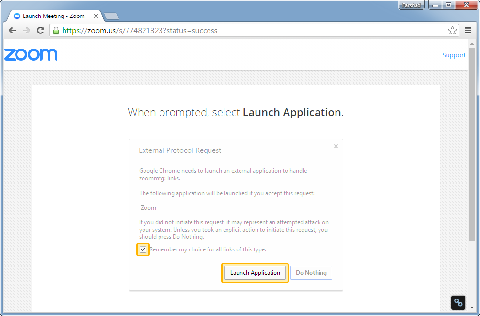 Click to launch. Install. By clicking "Launch meeting" перевод на русский.