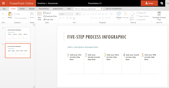 process infographic template