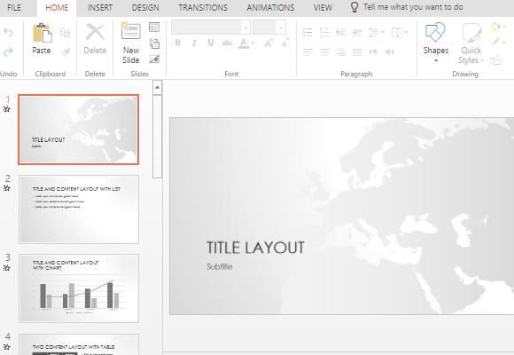 free europe map powerpoint template europe template