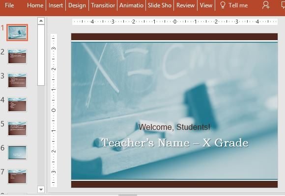 welcome back to school powerpoints
