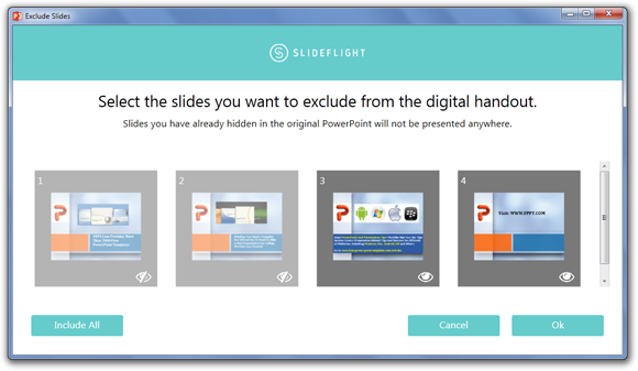 share digital powerpoint handouts