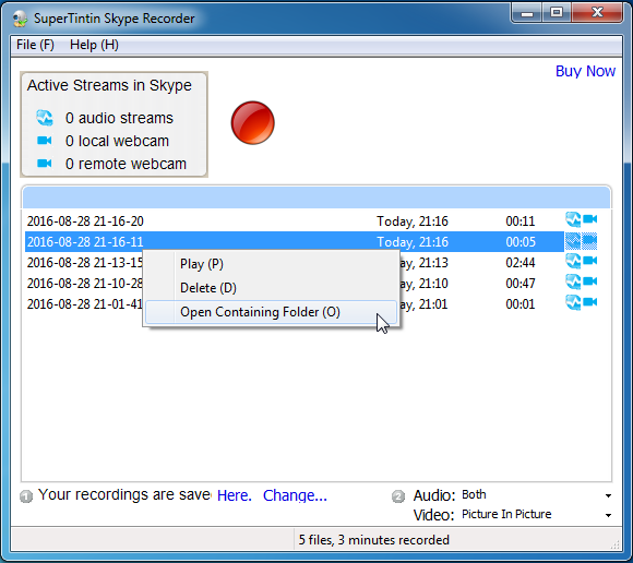 supertintin for skype