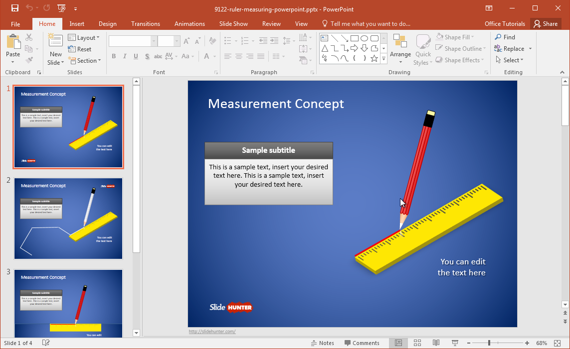 free geometry powerpoint template