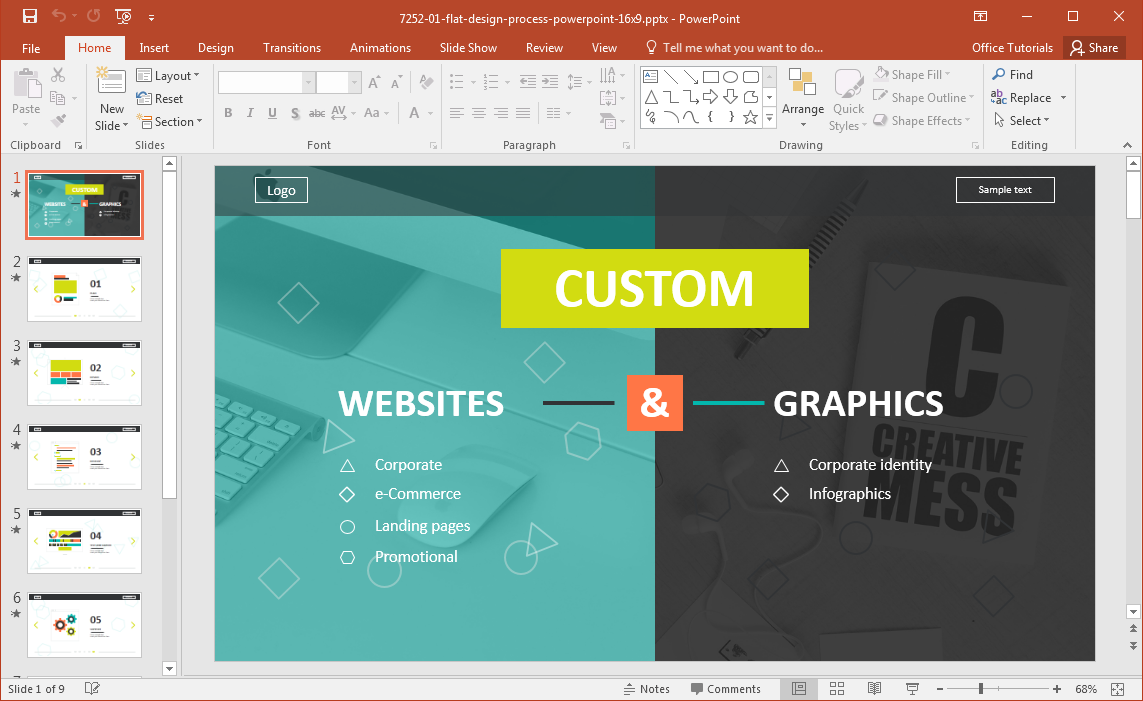 website design powerpoint presentation