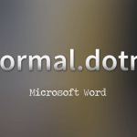 word normal dotm