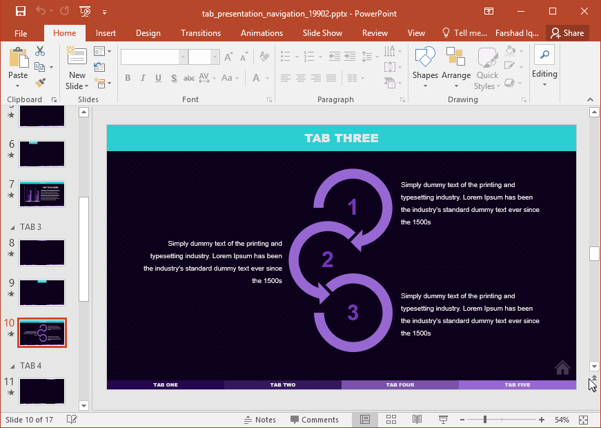 interactive tabbed presentation template for powerpoint interactive tabbed presentation template for powerpoint, Powerpoint Presentation Template With Tabs, Presentation templates