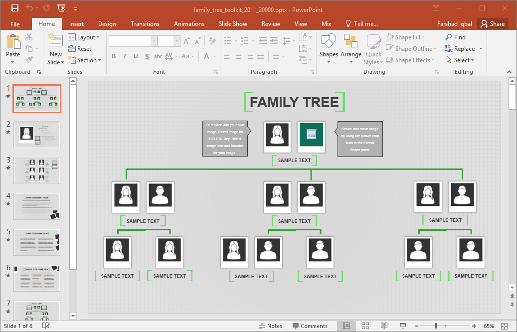 How To Make Family Tree Chart Microsoft Word