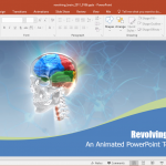 revolving brain powerpoint template