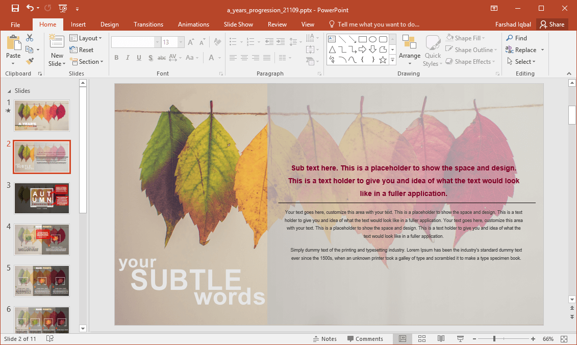 seasons template for powerpoint fppt seasons templates