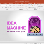 Animated Idea Machine PowerPoint Template