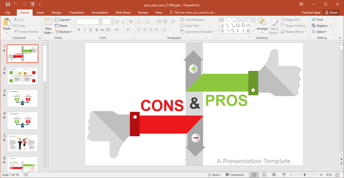 animated-pros-and-cons-powerpoint-template