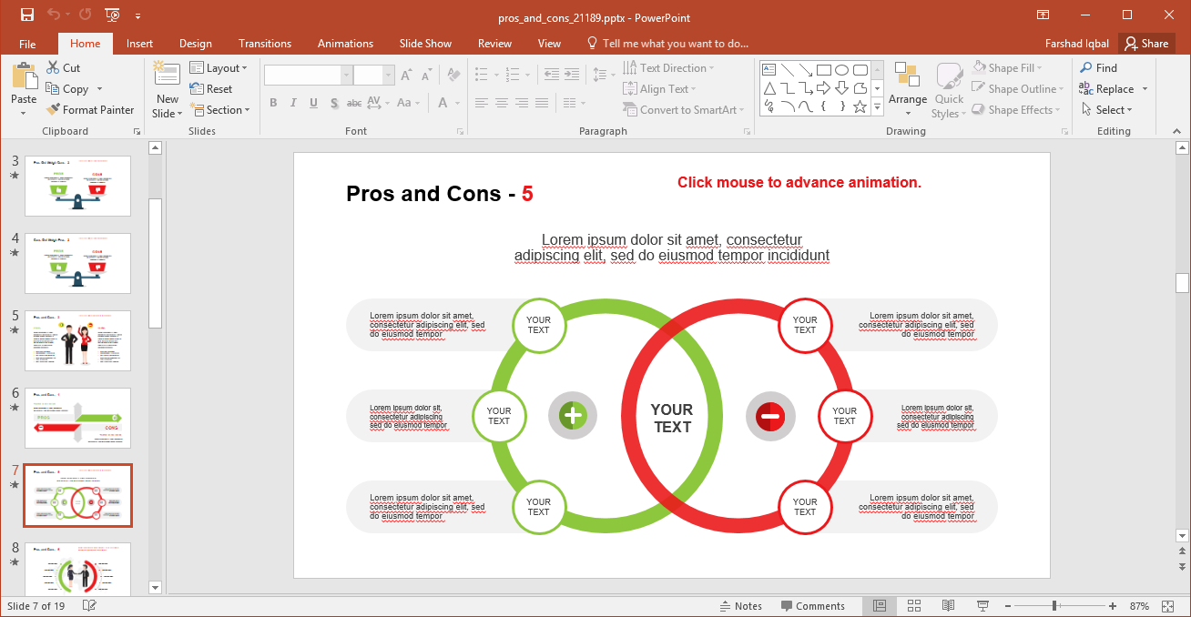 Pros And Cons Infographic FPPT