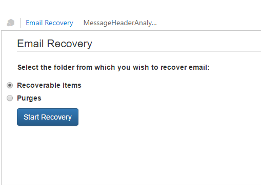 get back deleted mail outlook