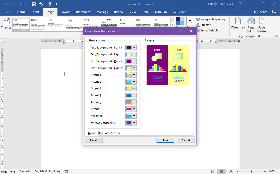 How to Customize MS Office Color Schemes