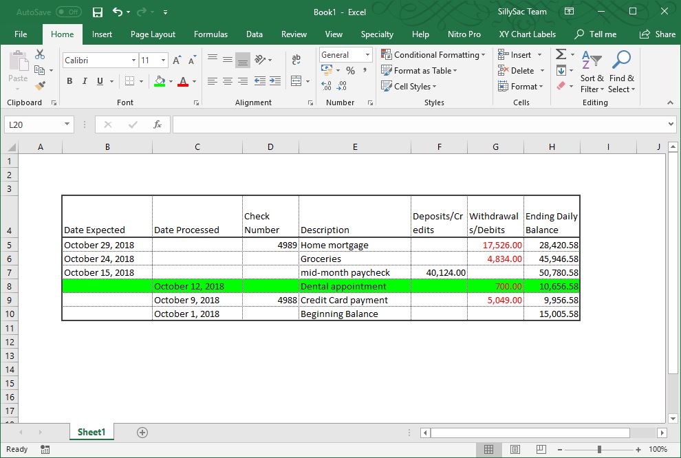 create financial statements easily in excel using checkbook how to create a financial statement