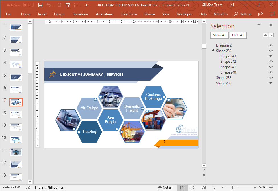 powerpoint slide layers