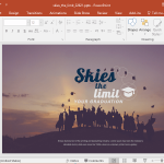 Animated Sky is The Limit PowerPoint Template