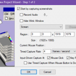 Start a New Tutorial Recording