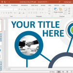 animated connected network circles powerpoint template