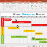 create gantt timelines in powerpoint